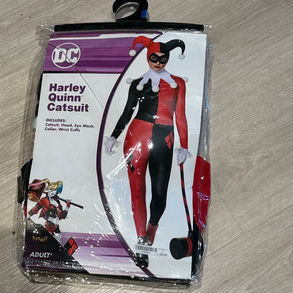 DC Harley Quinn Kids Costume - Red and Black